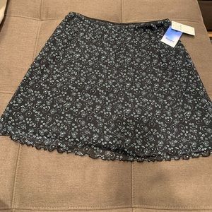 Abound Black Sakura Ditsy Skirt